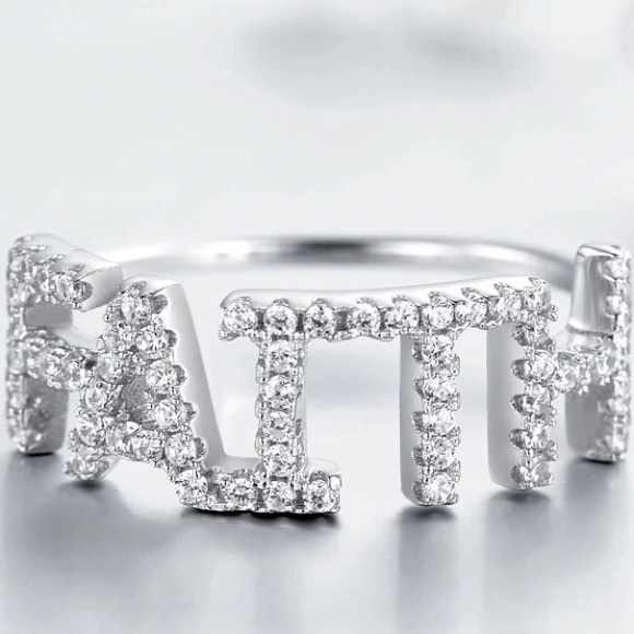 925 SS Letters Ring - Picture 5 of 6